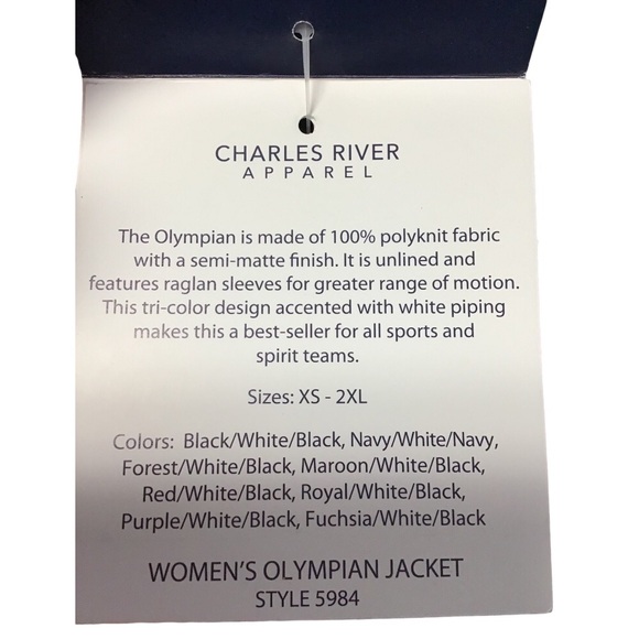Charles River Apparel Women’s Olympian Jacket - Picture 6 of 8